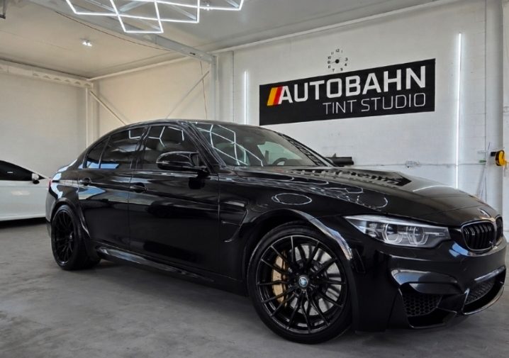 2018 BMW 3 Series after window tint at Autobahn Tint Studio
