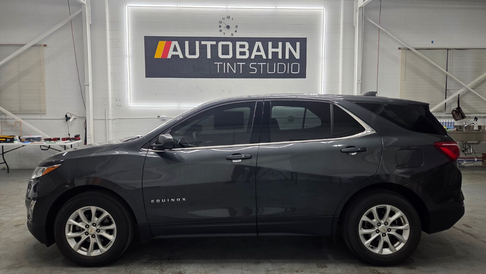 2021 Chevrolet Equinox after window tint at Autobahn Tint Studio