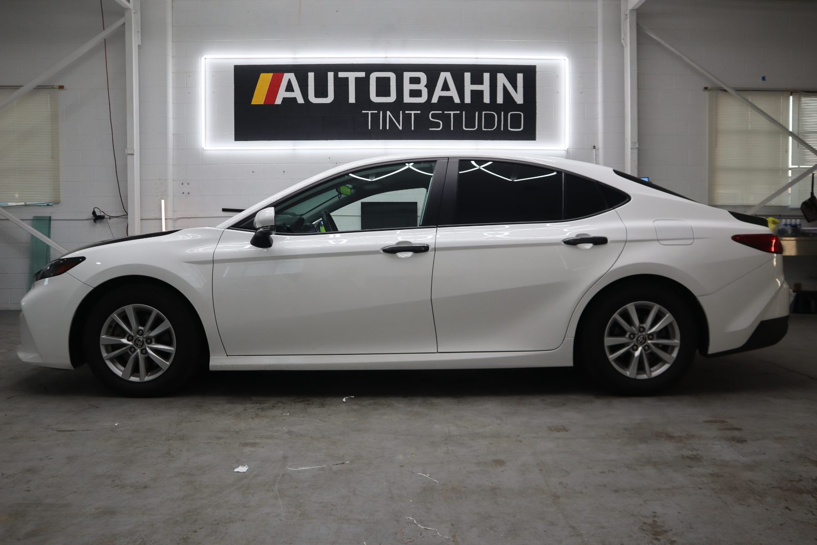 2025 Toyota Camry before window tint