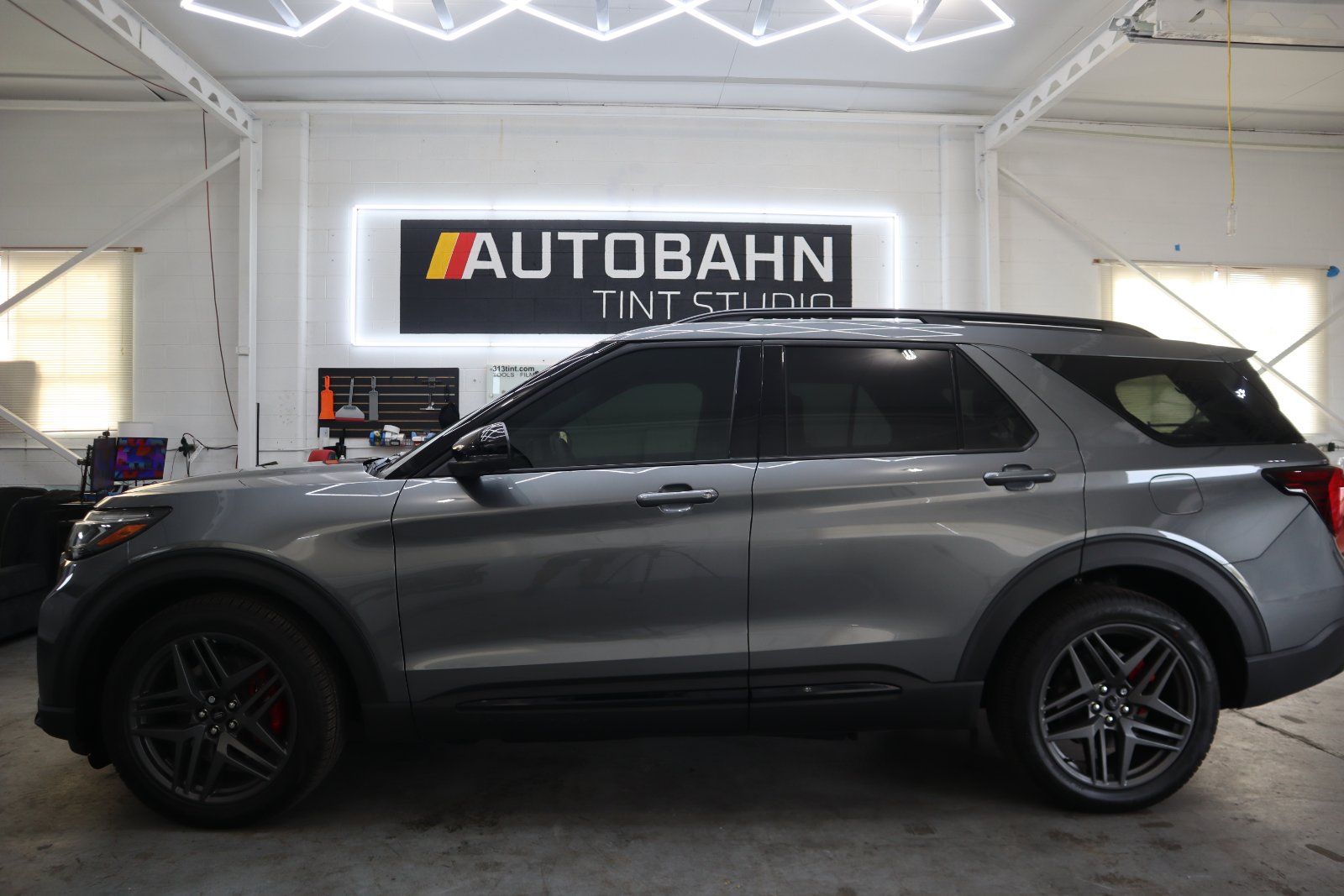 2026 Ford Explorer after window tint at Autobahn Tint Studio